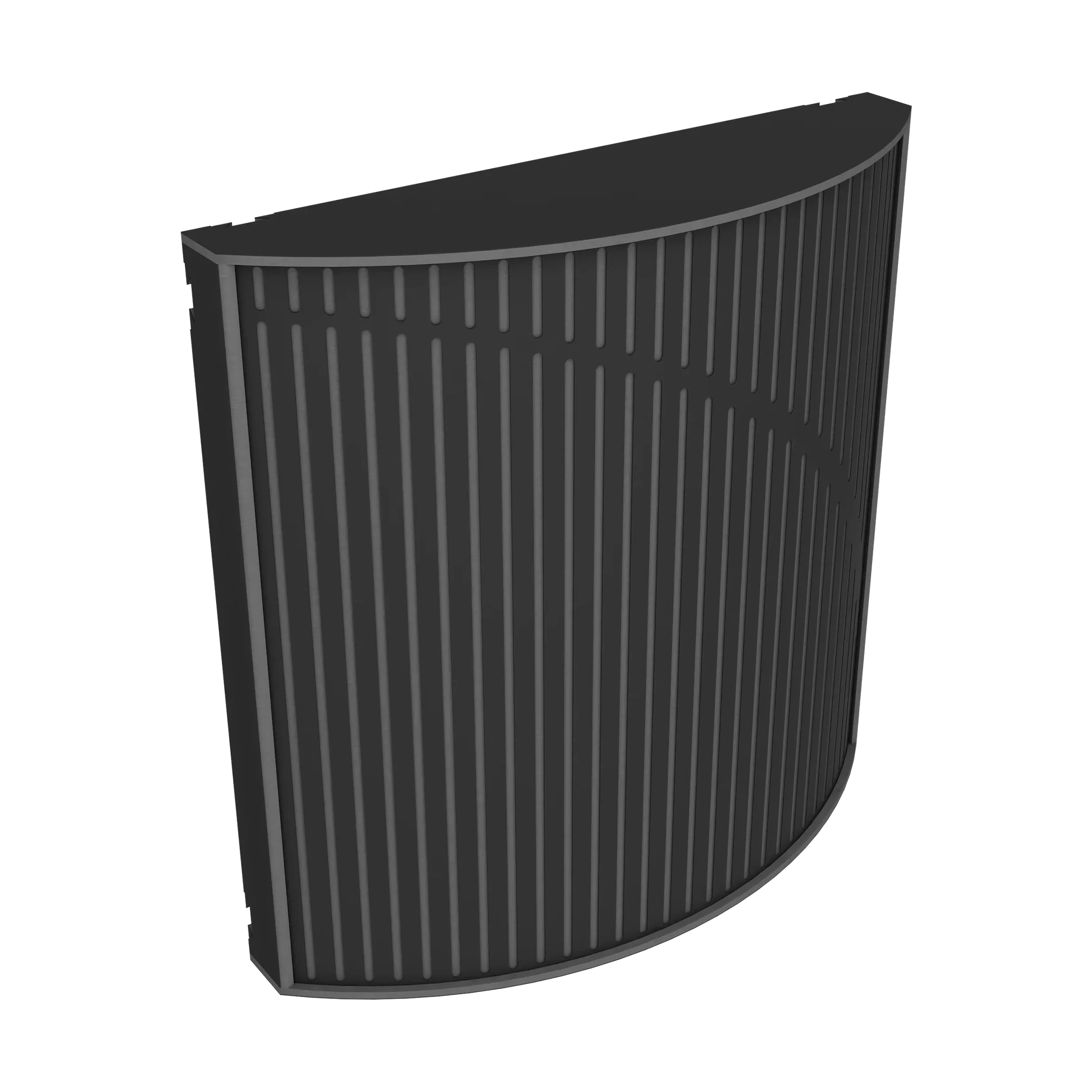 Vicoustic Cinema Round Ultra Fuser Sound Diffuser Acoustic Panel in Black Matte