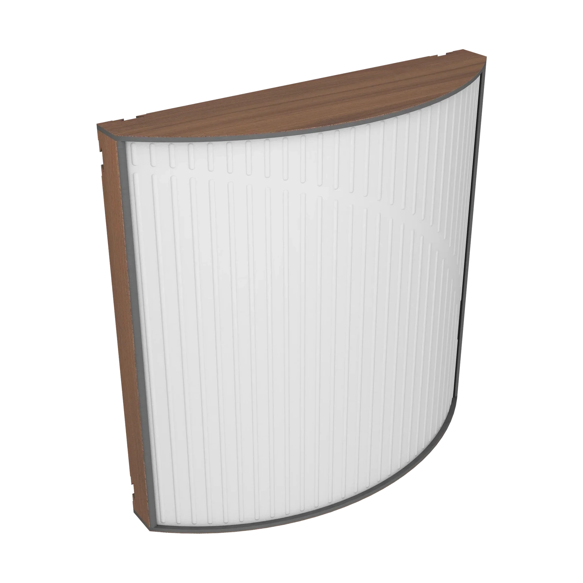 Vicoustic Cinema Round Ultra VMT Sound Absorbing Acoustic Panel in Natural White and Natural Walnut