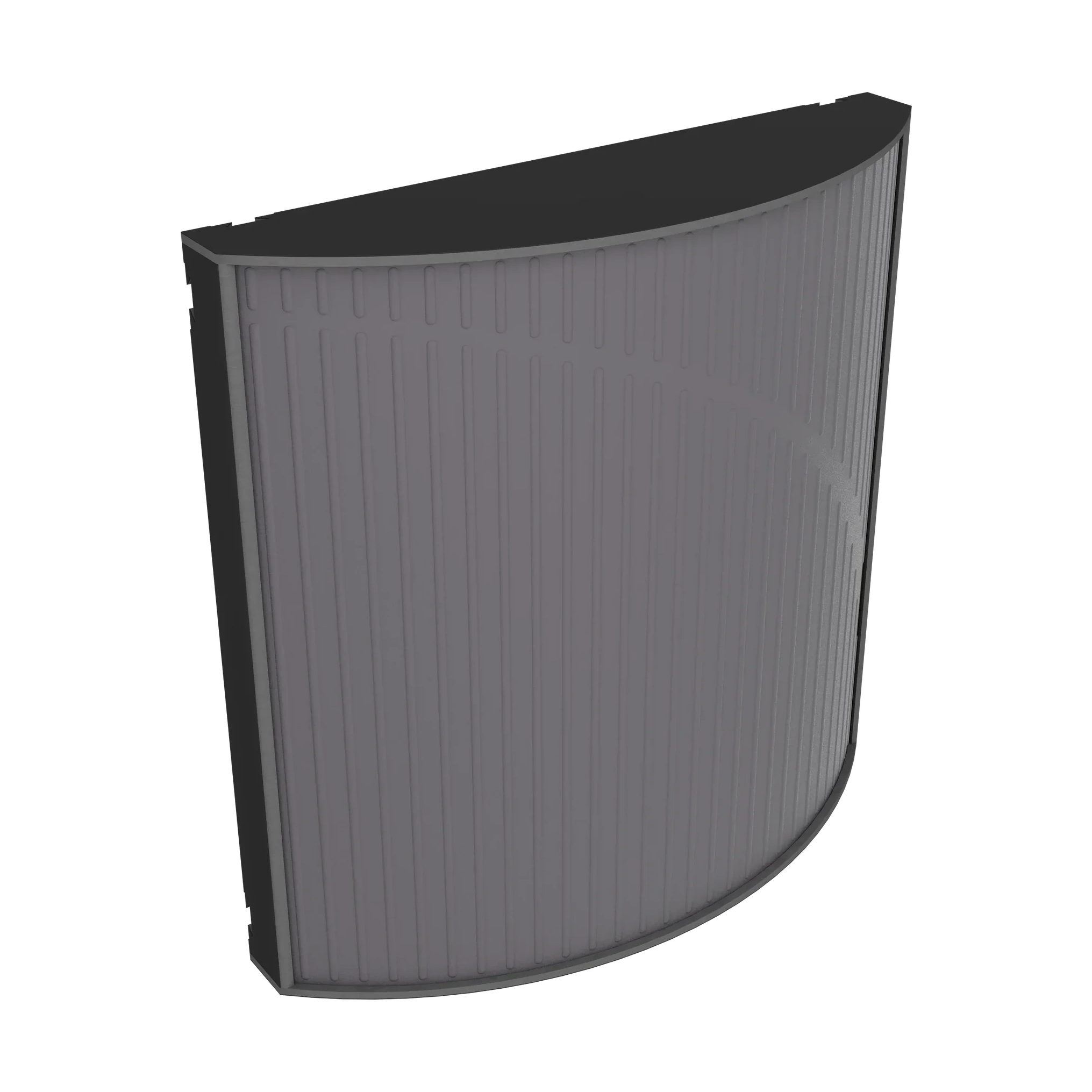 Vicoustic Cinema Round Ultra VMT Sound Absorbing Acoustic Panel in Grey and Black Matte