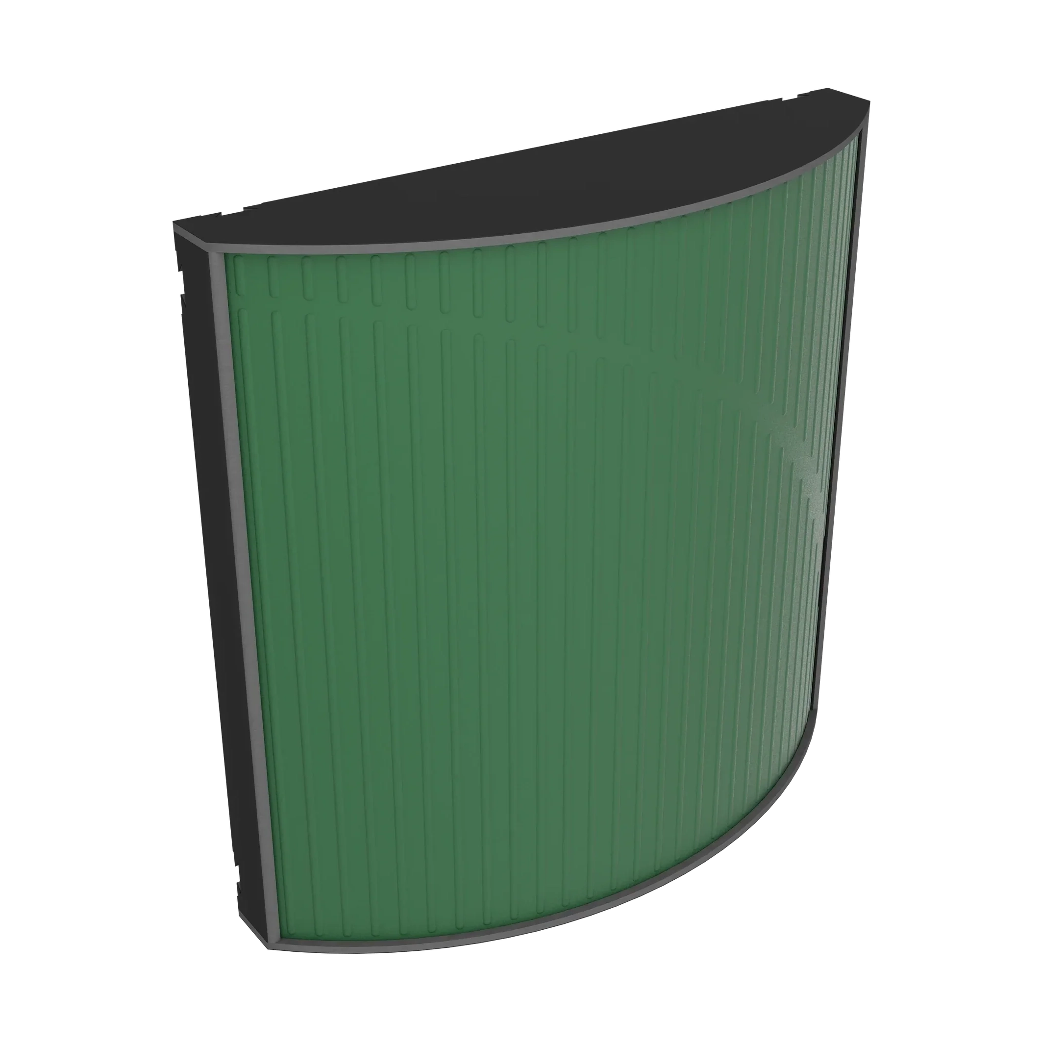 Vicoustic Cinema Round Ultra VMT Sound Absorbing Acoustic Panel in Musk Green and Black Matte