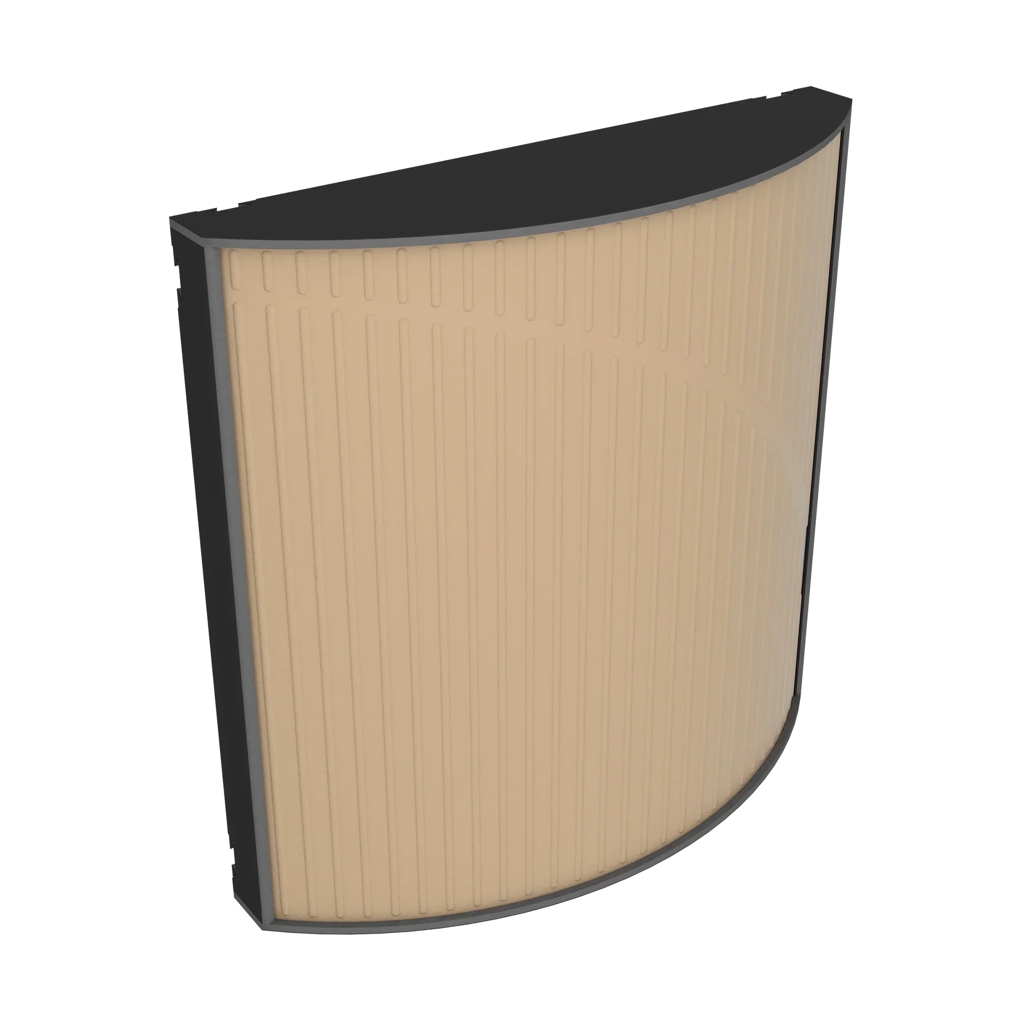 Vicoustic Cinema Round Ultra VMT Sound Absorbing Acoustic Panel in Beige and Black Matte