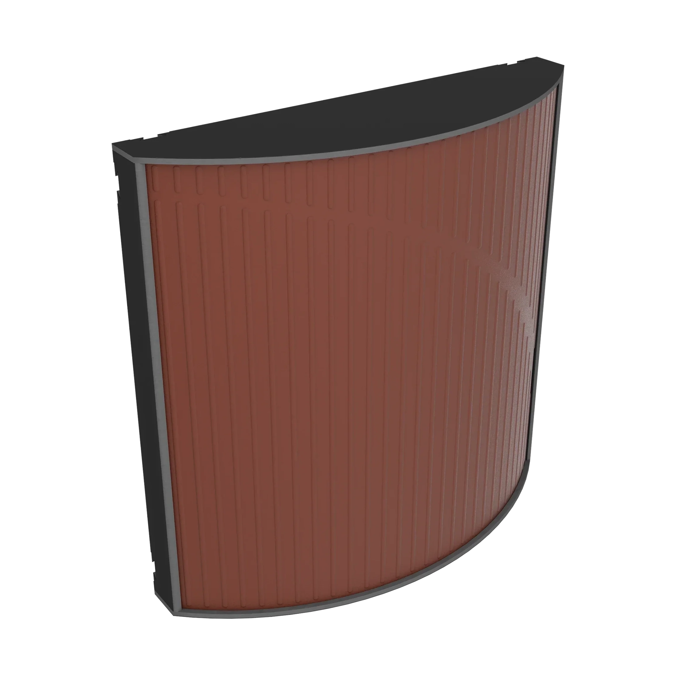 Vicoustic Cinema Round Ultra VMT Sound Absorbing Acoustic Panel in Brown and Black Matte