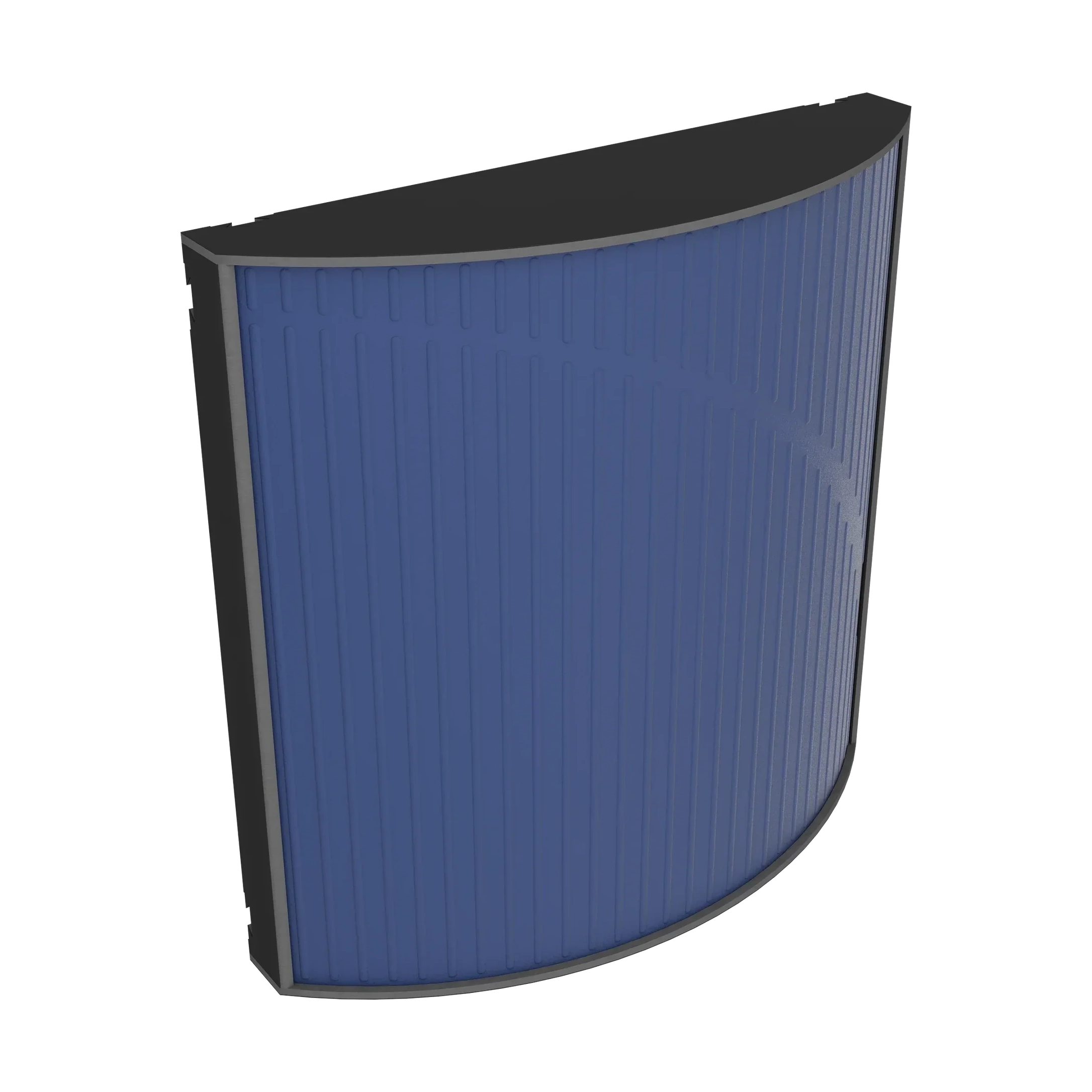Vicoustic Cinema Round Ultra VMT Sound Absorbing Acoustic Panel in Blue and Black Matte