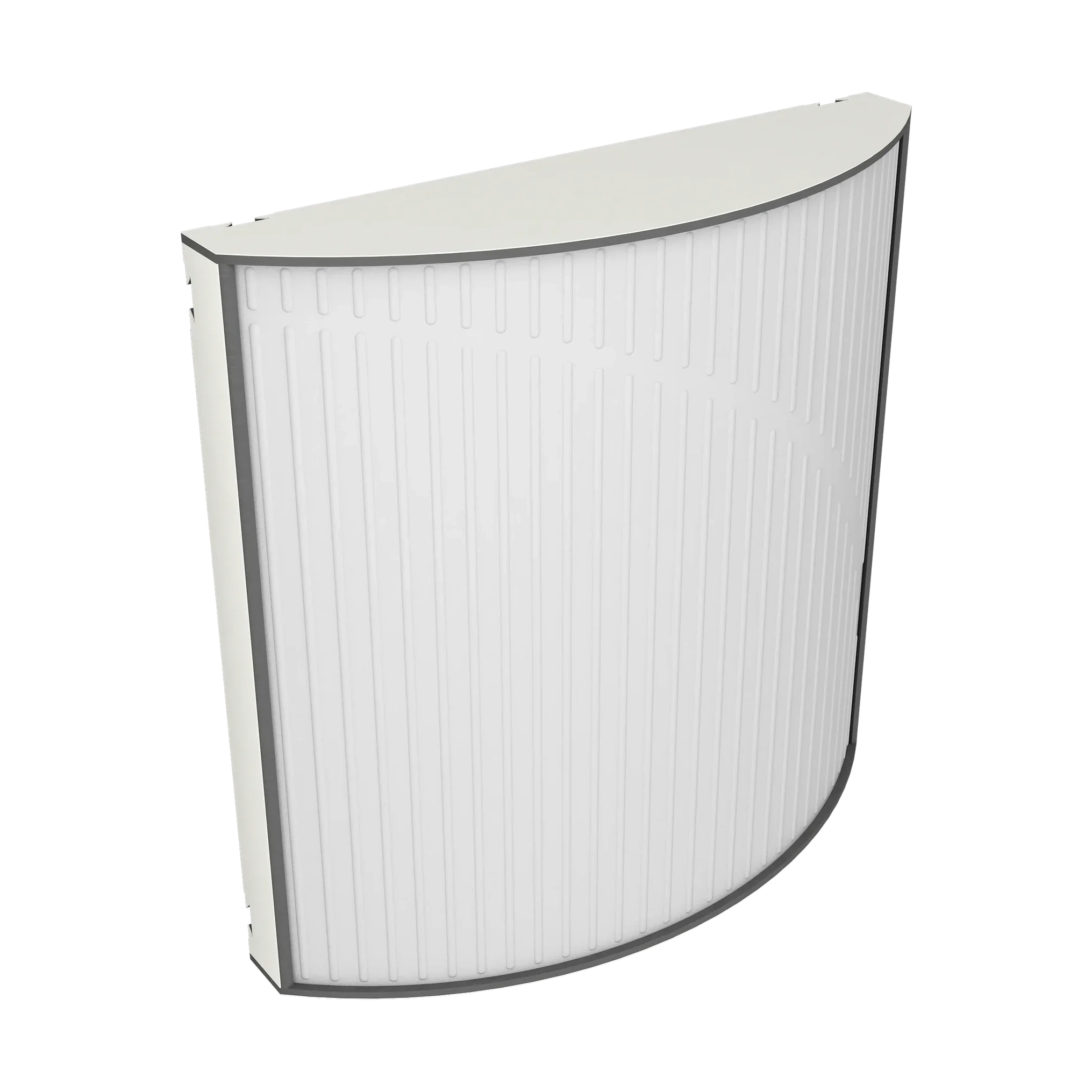 Vicoustic Cinema Round Ultra VMT Sound Absorbing Acoustic Panel in Natural White and White Matte