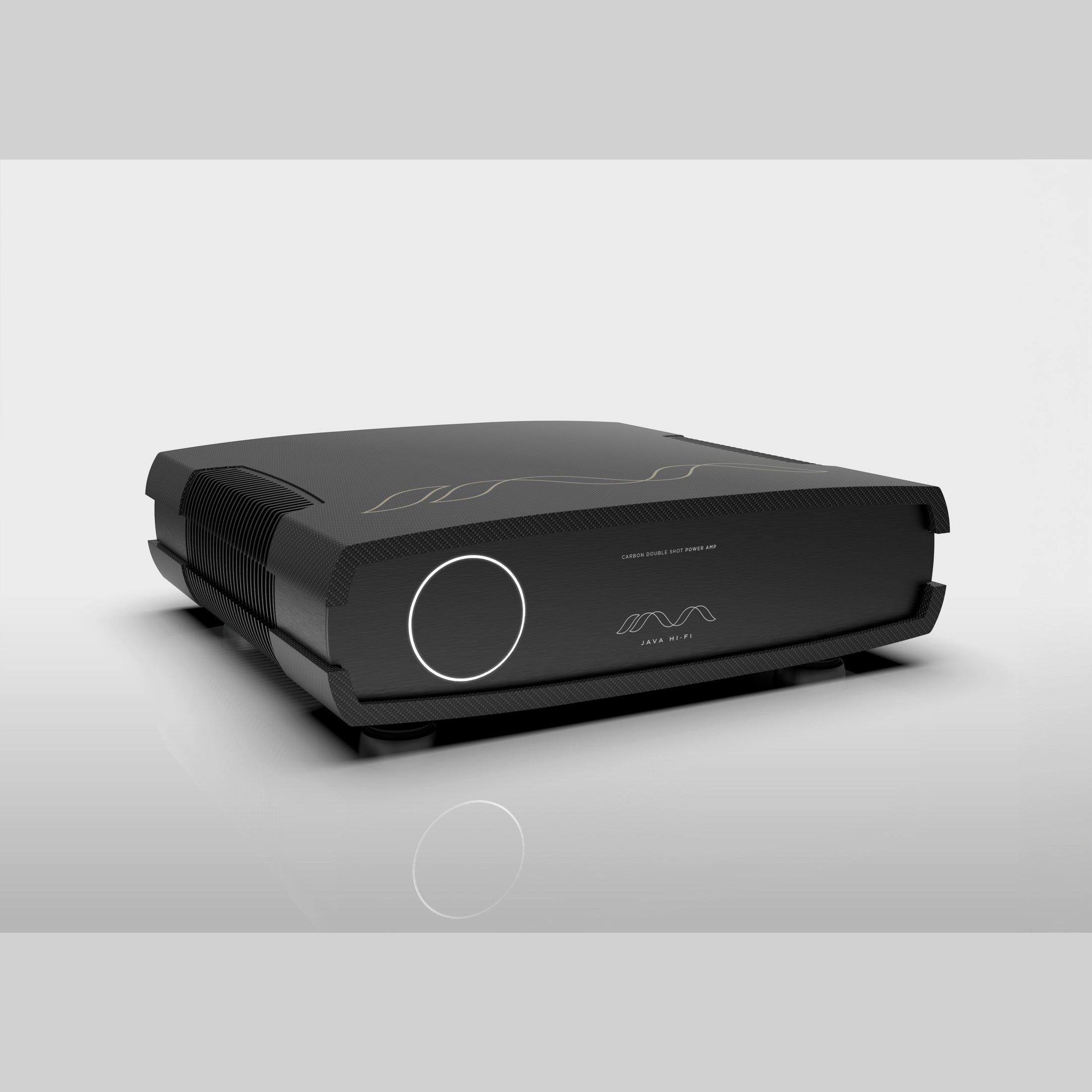 Java HiFi Double Shot GaN FET Stereo Power Amplifier - Carbon-thumbmail-2