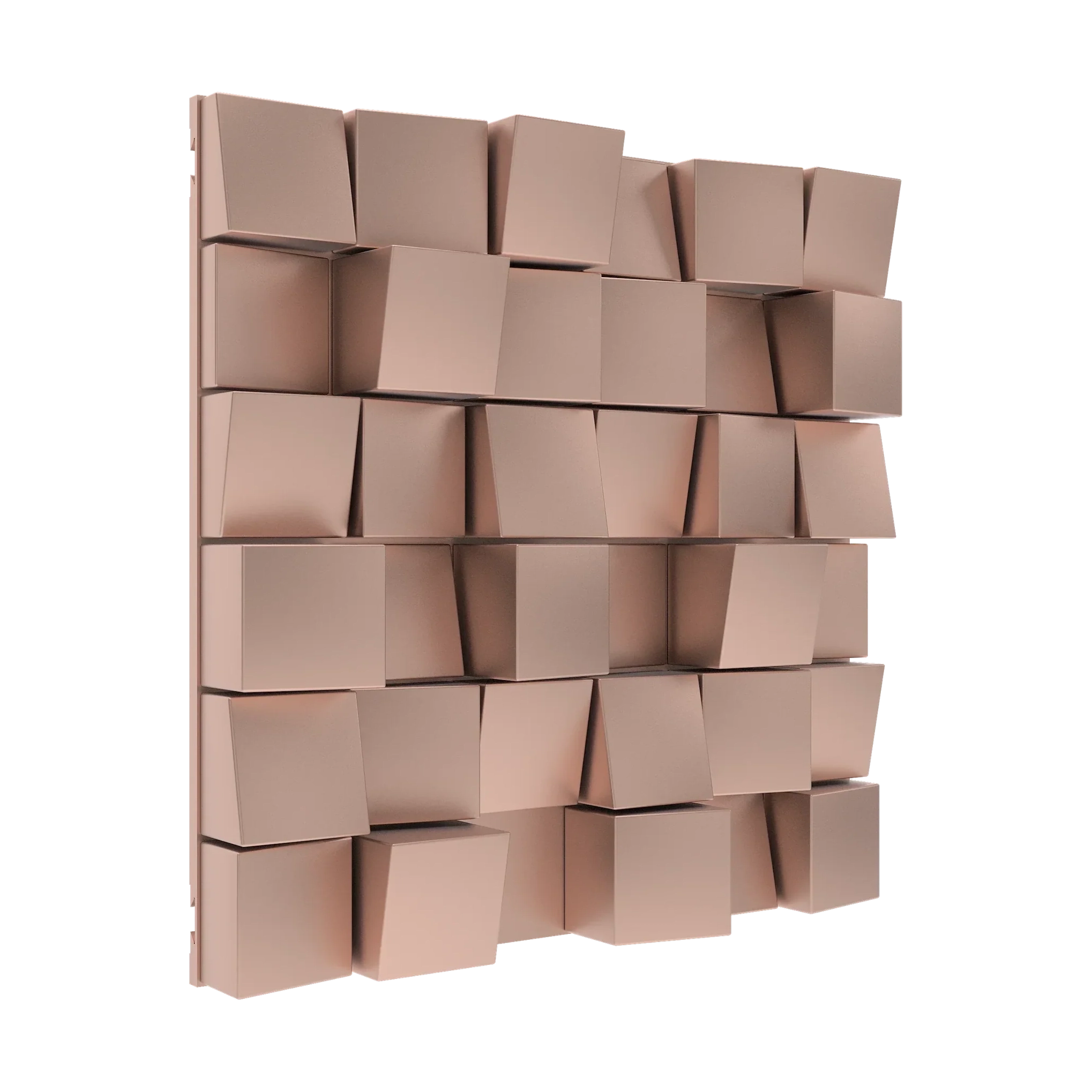Vicoustic Multifuser Wood MKII Sound Diffuser Acoustic Panel in Metallic Copper