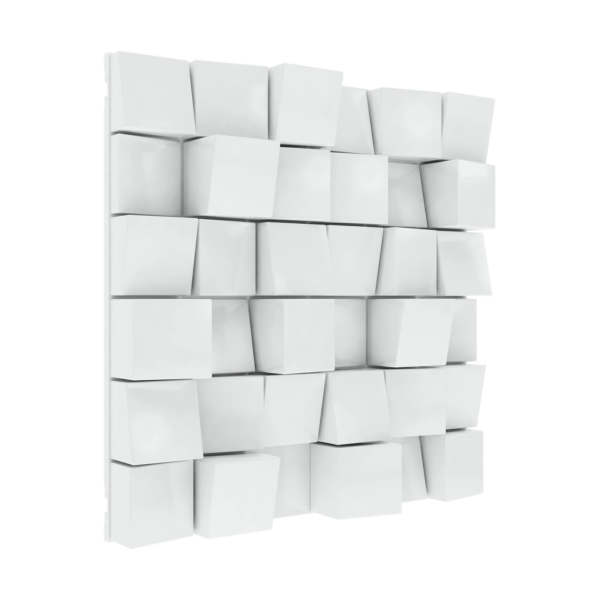 Vicoustic Multifuser Wood MKII Sound Diffuser Acoustic Panel in White Matte