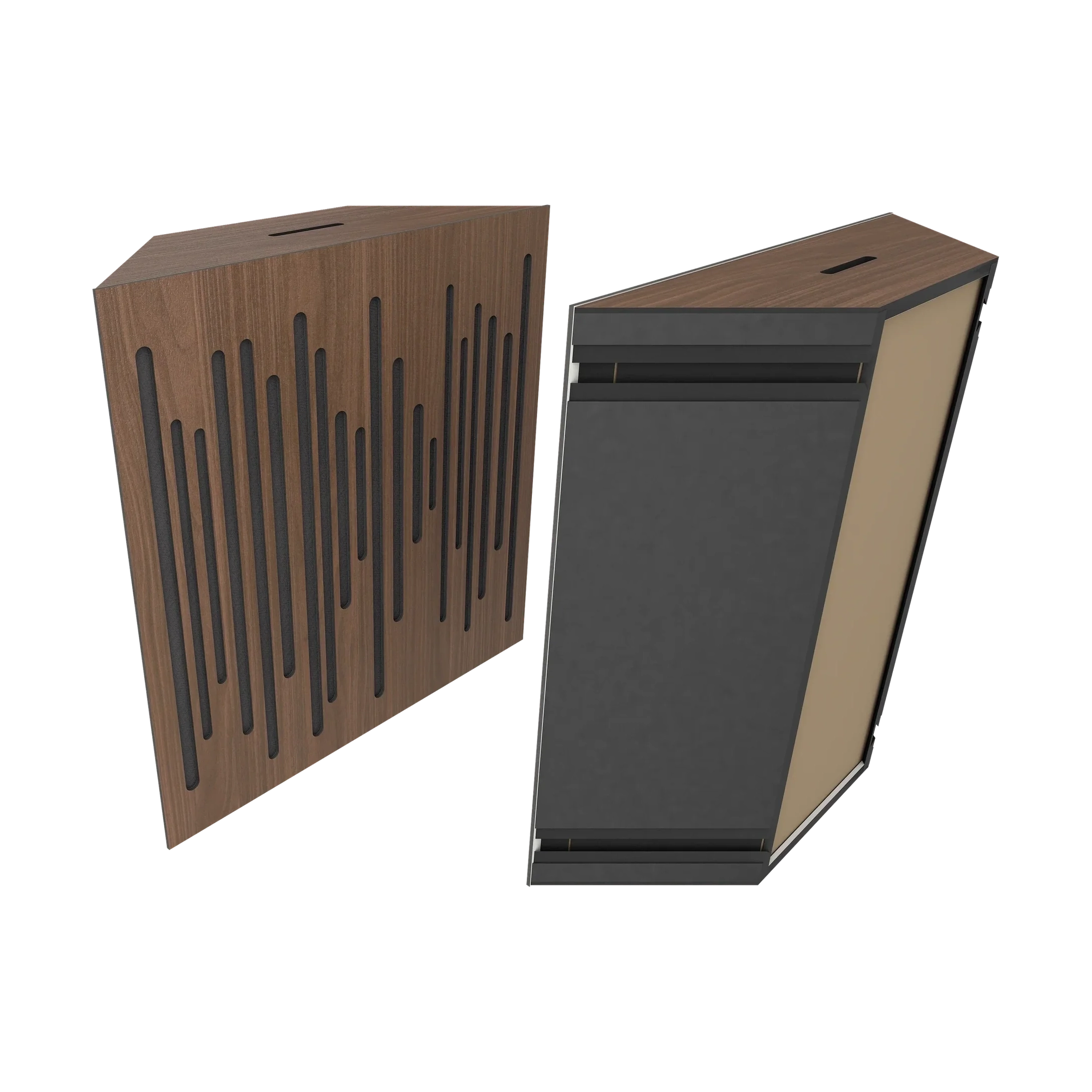 Vicoustic Super Bass Extreme Ultra Bass Trap Acoustic Panel in Dark Walnut