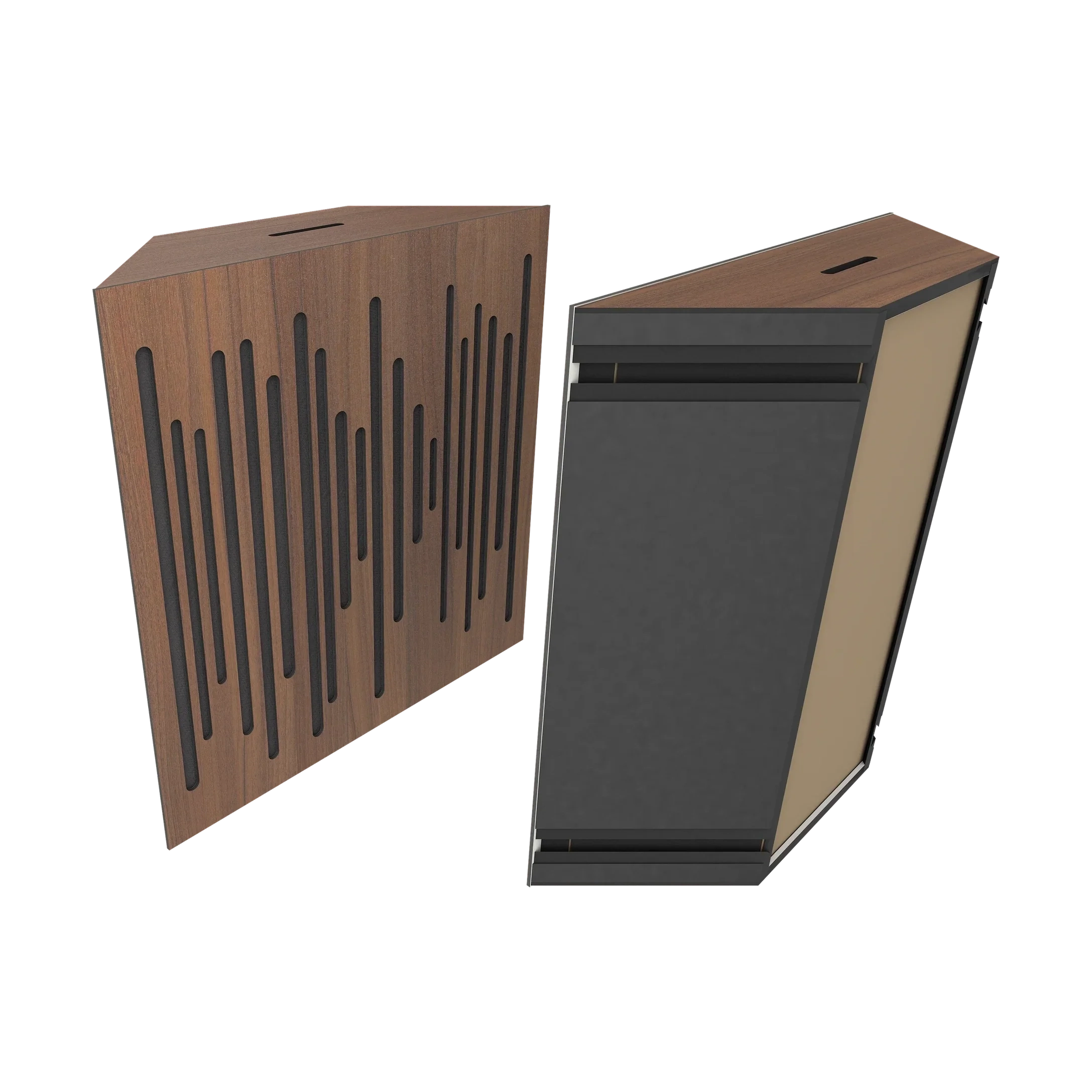 Vicoustic Super Bass Extreme Ultra Bass Trap Acoustic Panel in Natural Walnut
