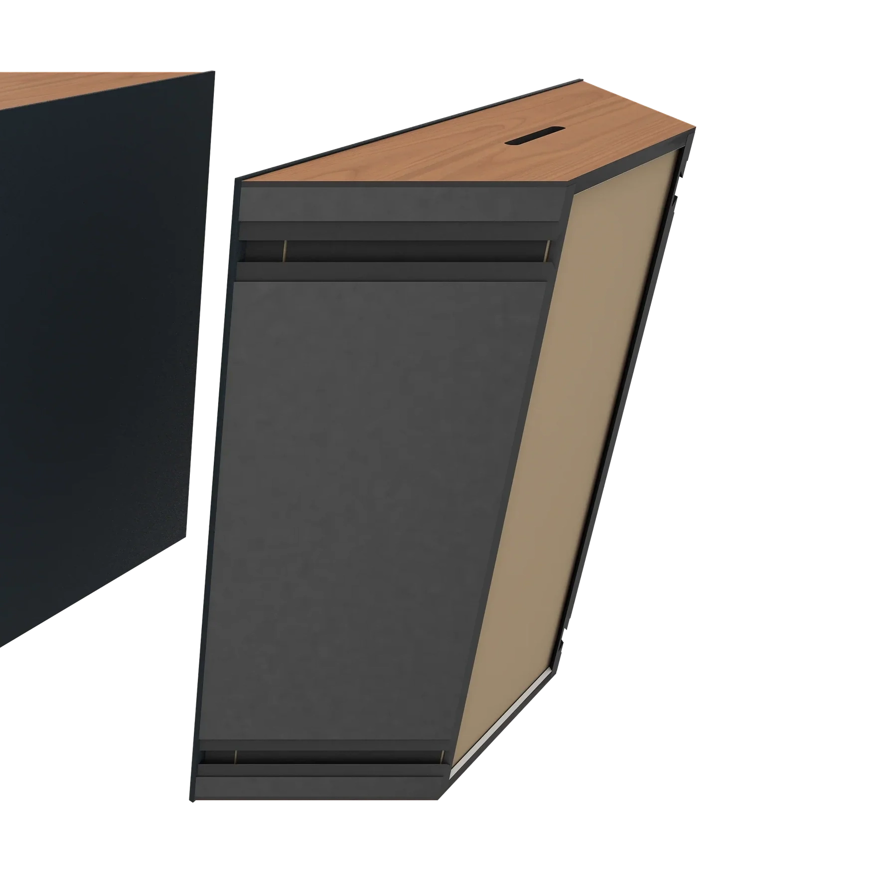 Vicoustic Super Bass Extreme Ultra VMT Bass Trap Acoustic Panel in Black and Locarno Cherry