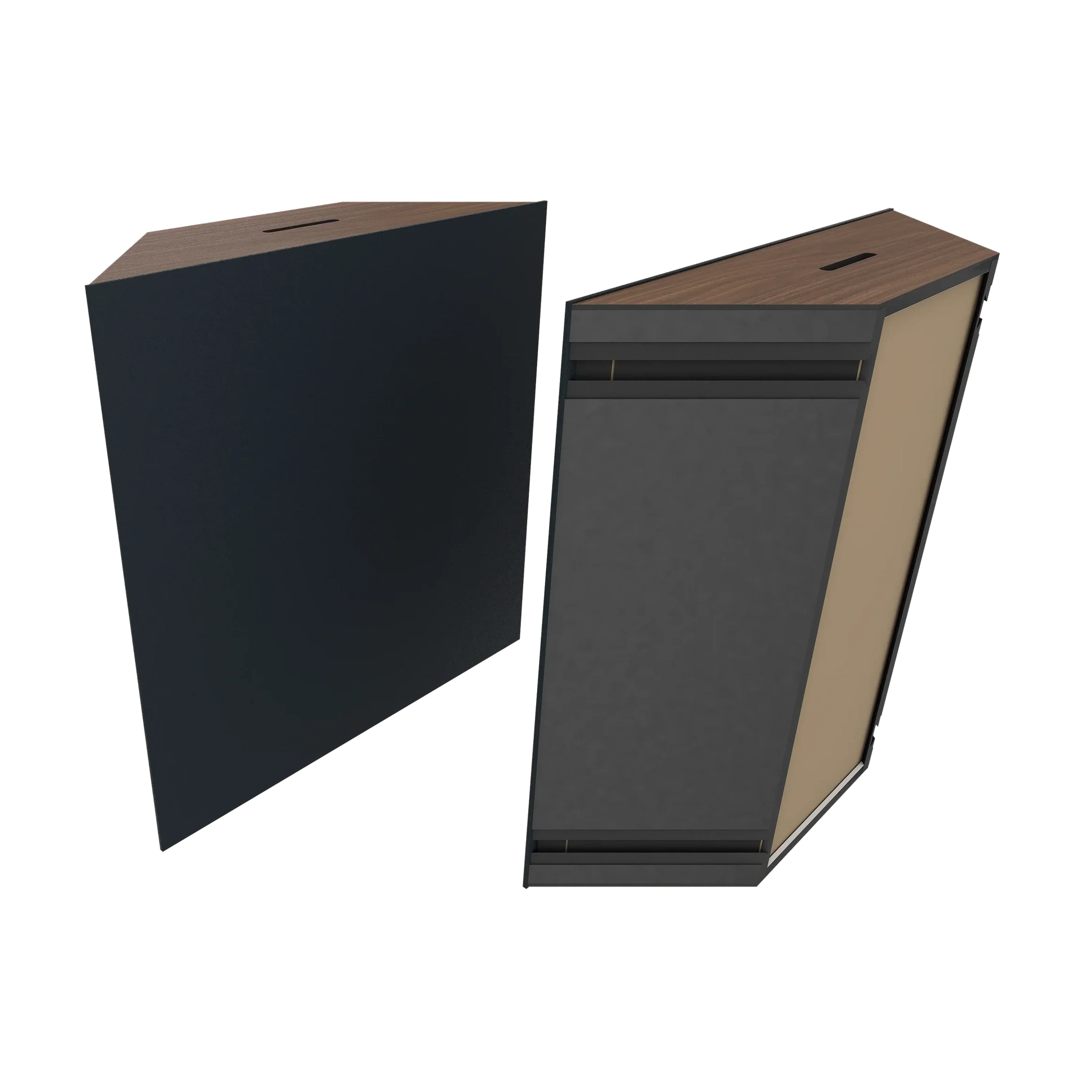 Vicoustic Super Bass Extreme Ultra VMT Bass Trap Acoustic Panel in Black and Dark Walnut