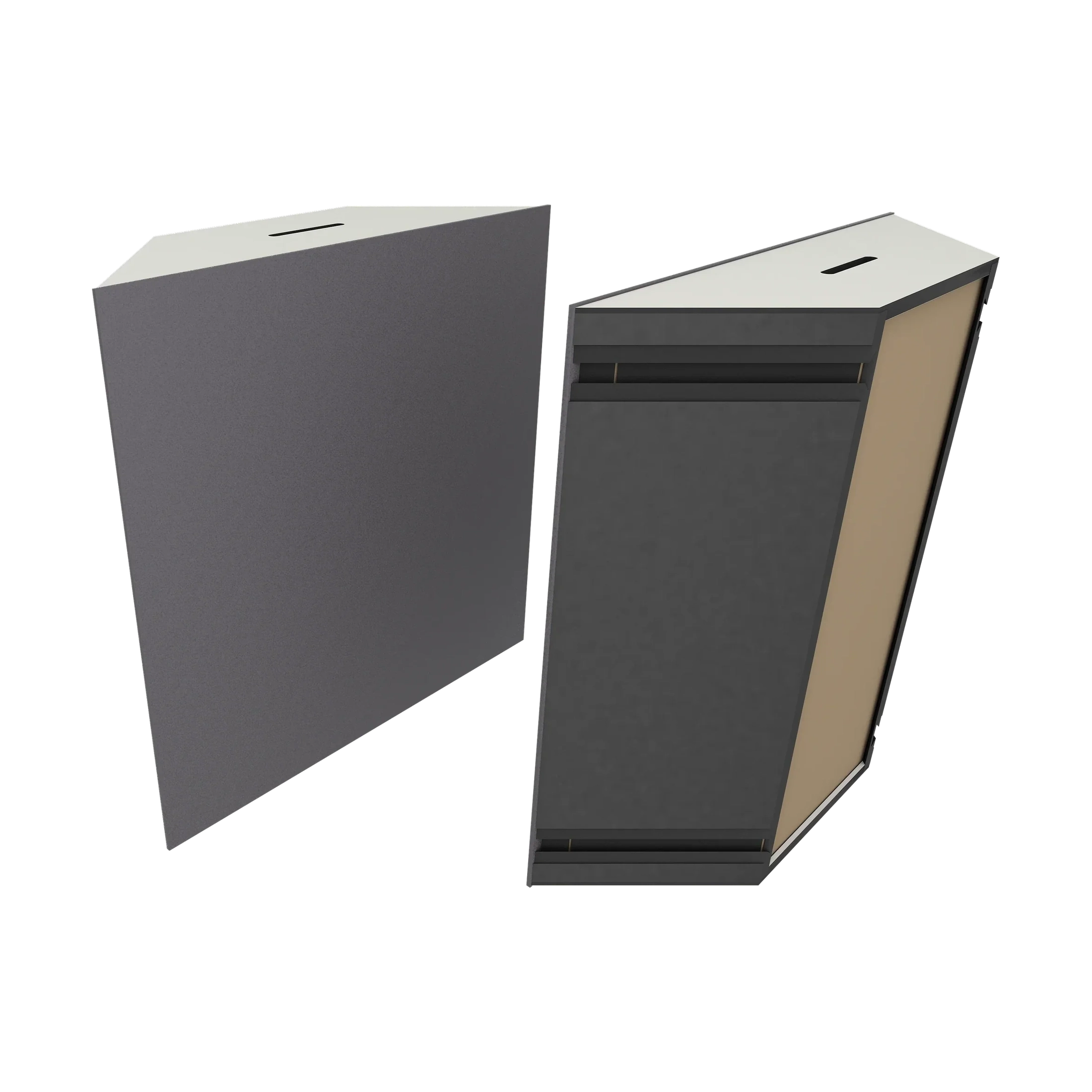 Vicoustic Super Bass Extreme Ultra VMT Bass Trap Acoustic Panel in Grey and White Matte