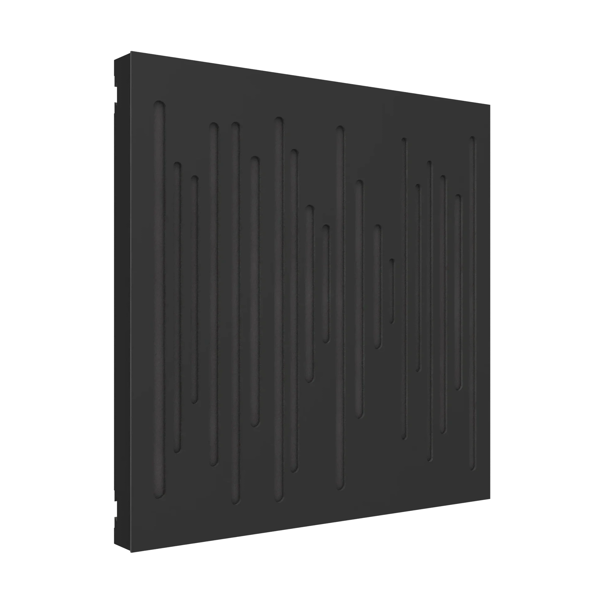 Vicoustic VicPattern Ultra Wavewood MKII Sound Absorbing Acoustic Panel in Black Matte