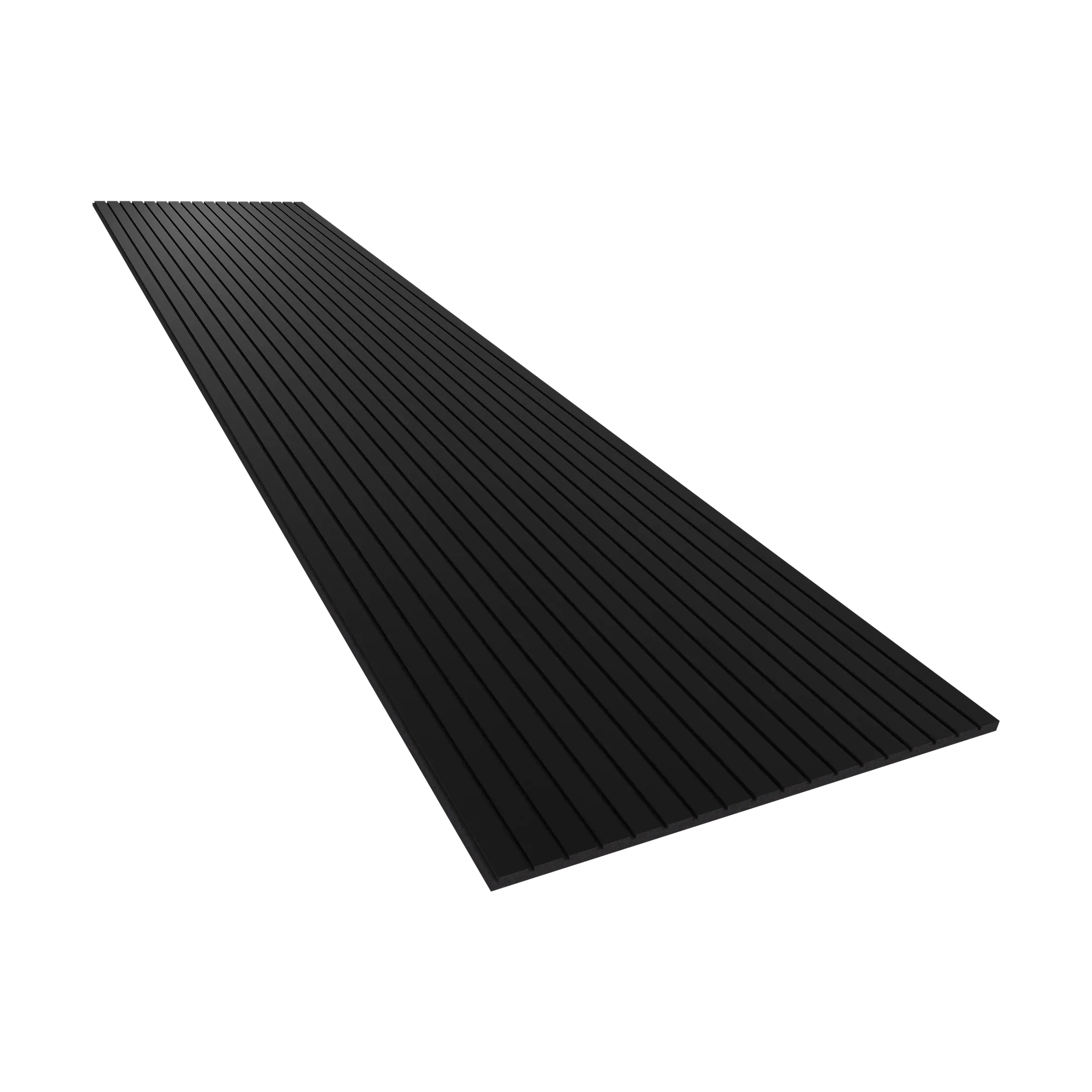 Vicoustic VicStrip 270cm Acoustic Slat Panel in Black Matte Black PET