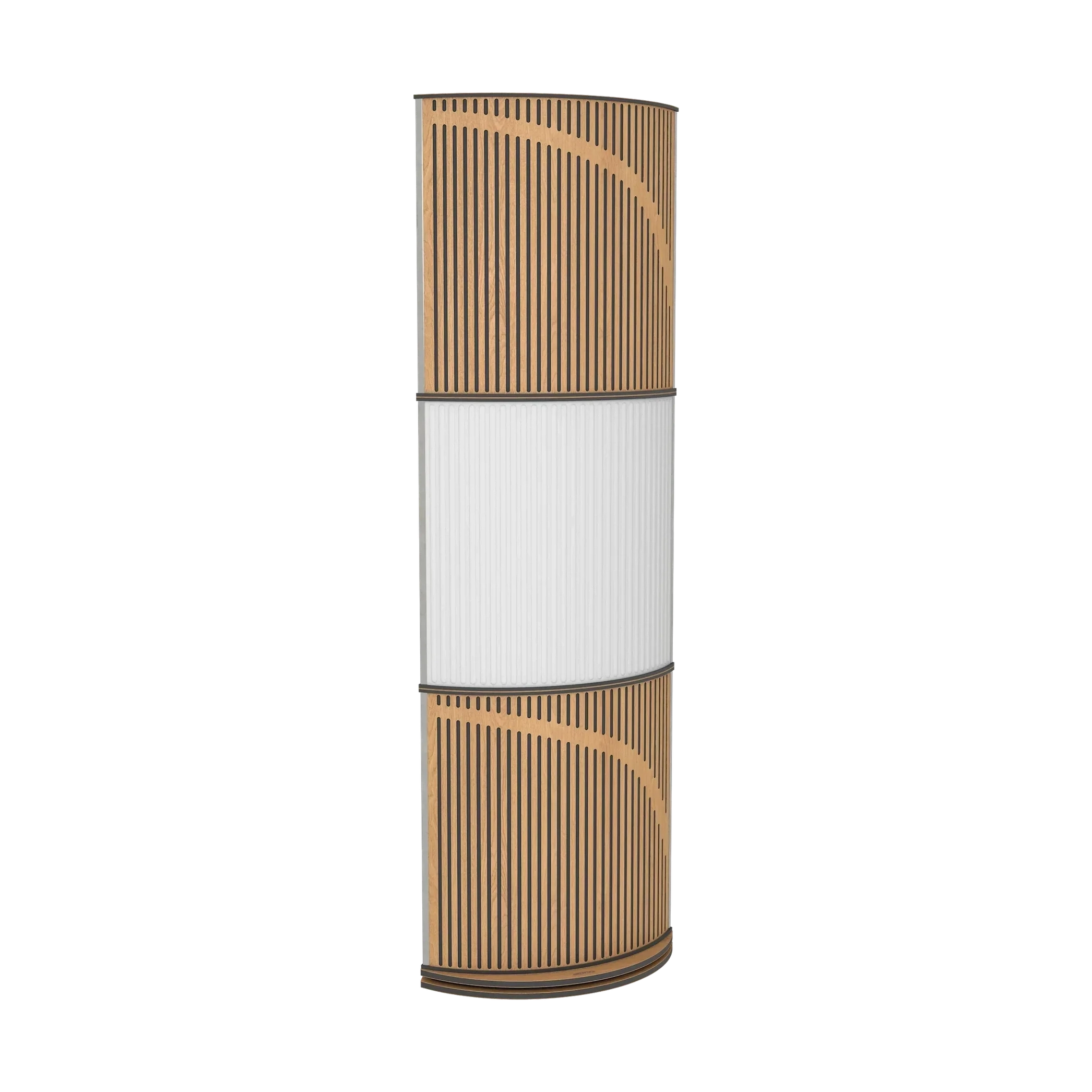 Vicoustic VicTotem Ultra VMT Free Standing Hybrid Acoustic Panel in Natural White and Natural Walnut