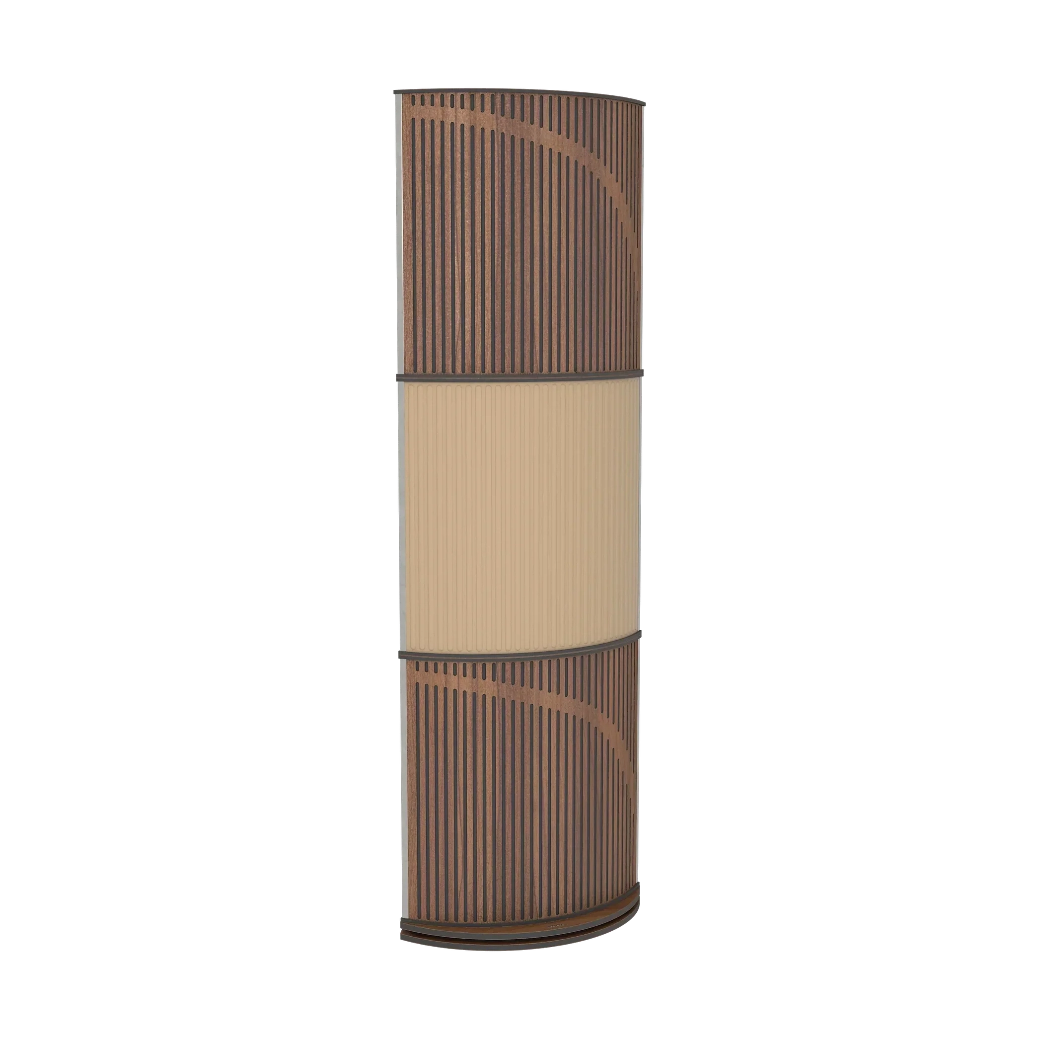 Vicoustic VicTotem Ultra VMT Free Standing Hybrid Acoustic Panel in Beige and Black Matte