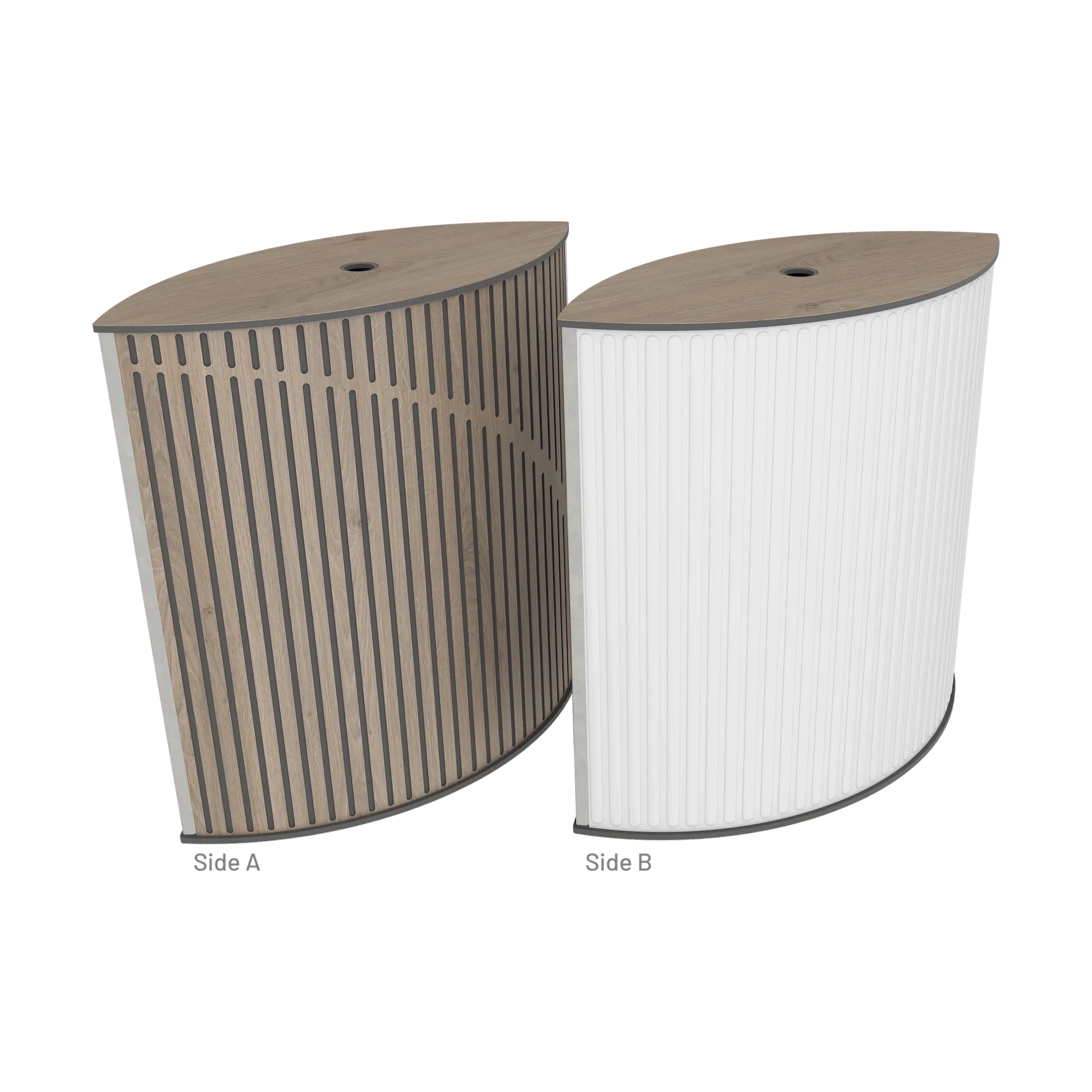 Vicoustic VicTotem Ultra VMT Extra Module Free Standing Hybrid Acoustic Panel in Natural White