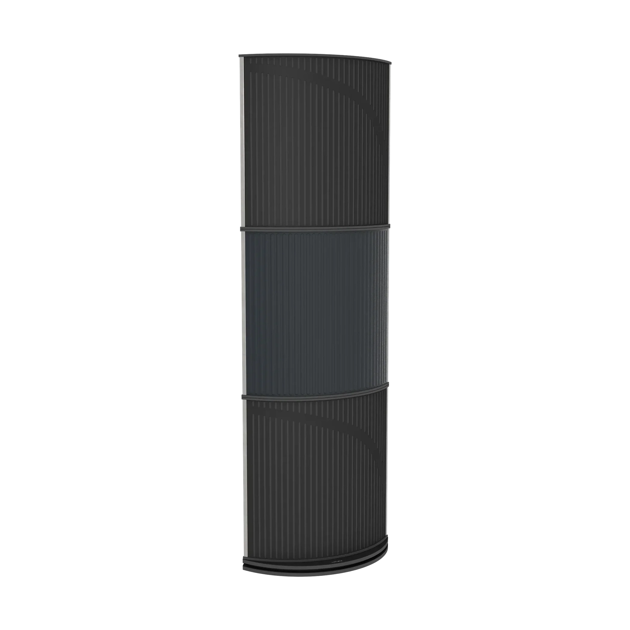 Vicoustic VicTotem Ultra VMT Free Standing Hybrid Acoustic Panel in Black and Natural Oak