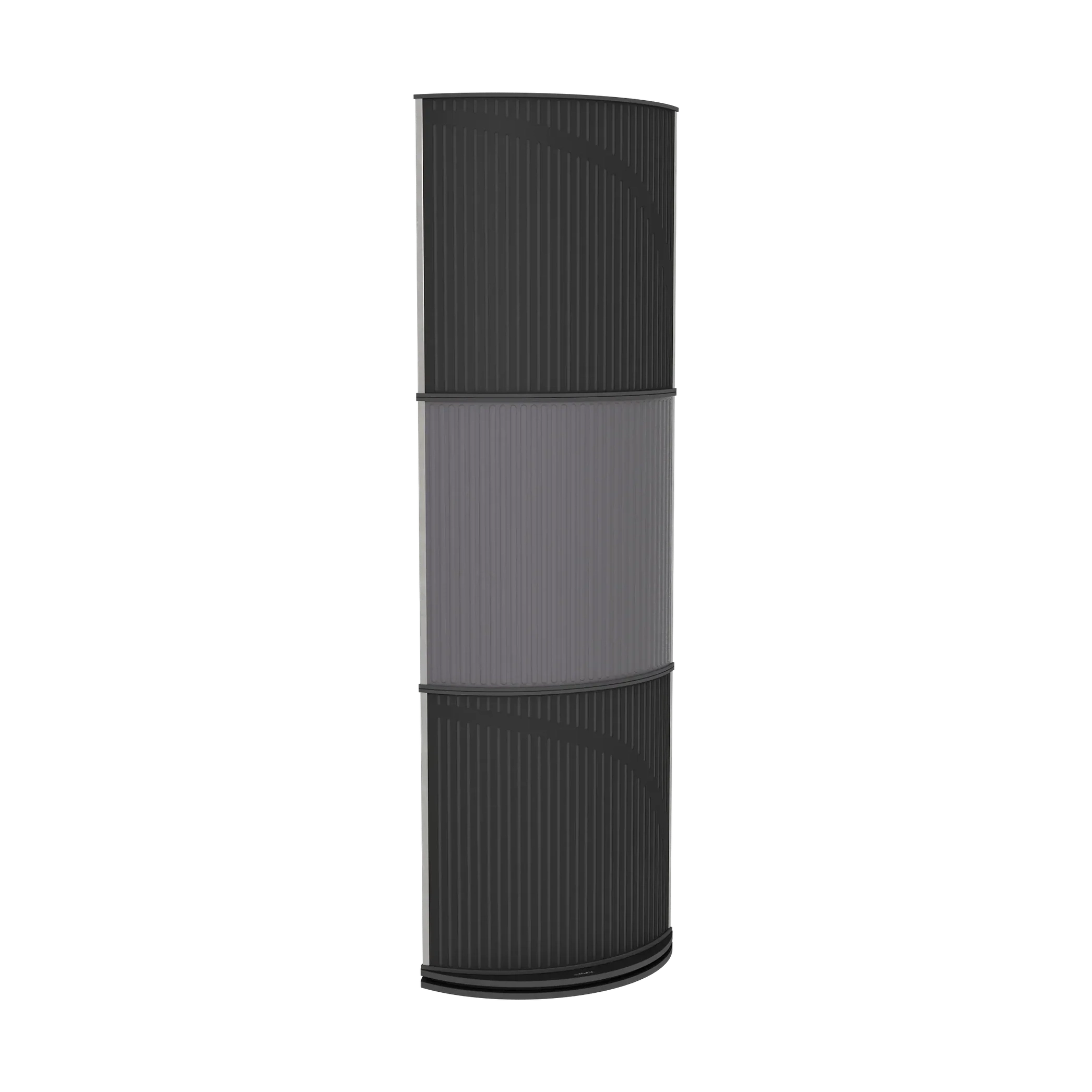 Vicoustic VicTotem Ultra VMT Free Standing Hybrid Acoustic Panel in Grey and Natural Oak