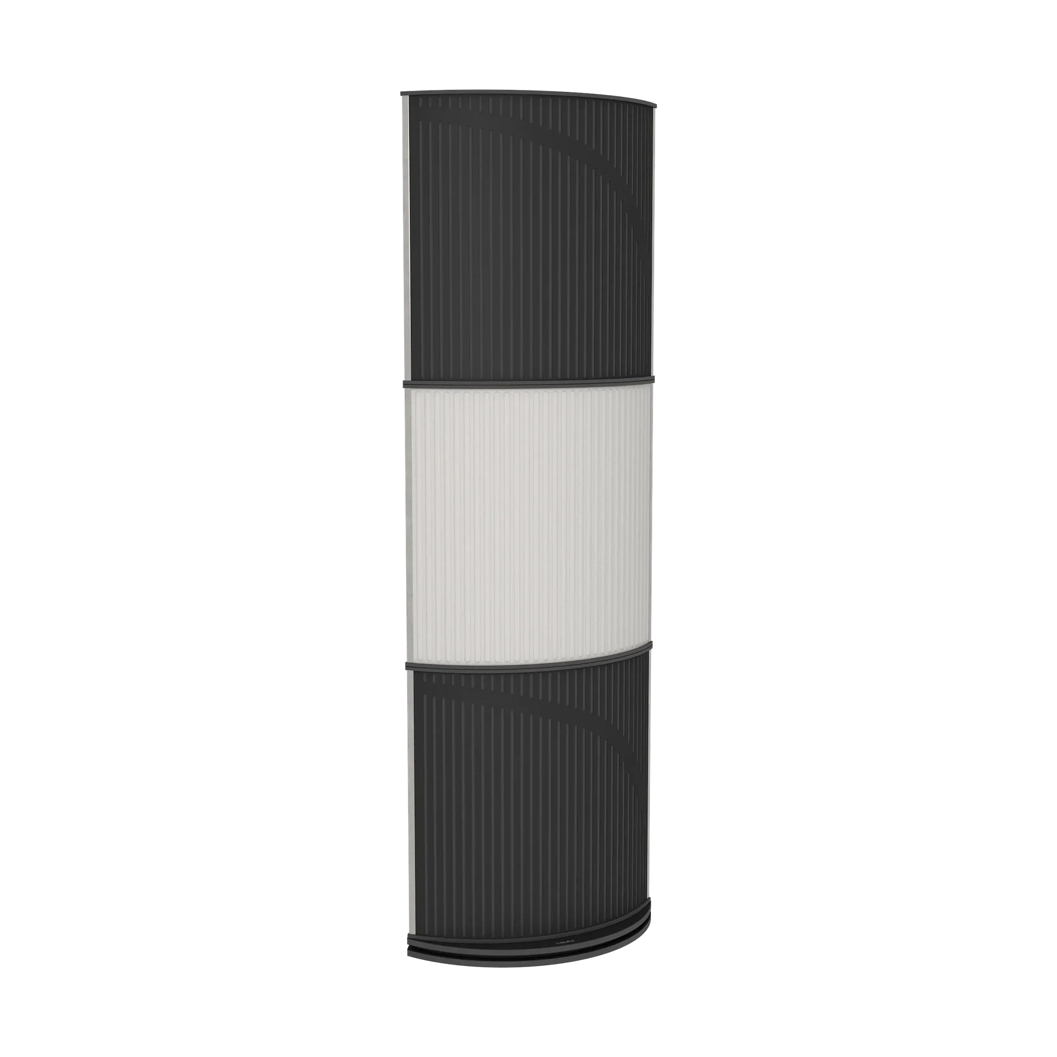 Vicoustic VicTotem Ultra VMT Free Standing Hybrid Acoustic Panel in Light Grey and Natural Oak