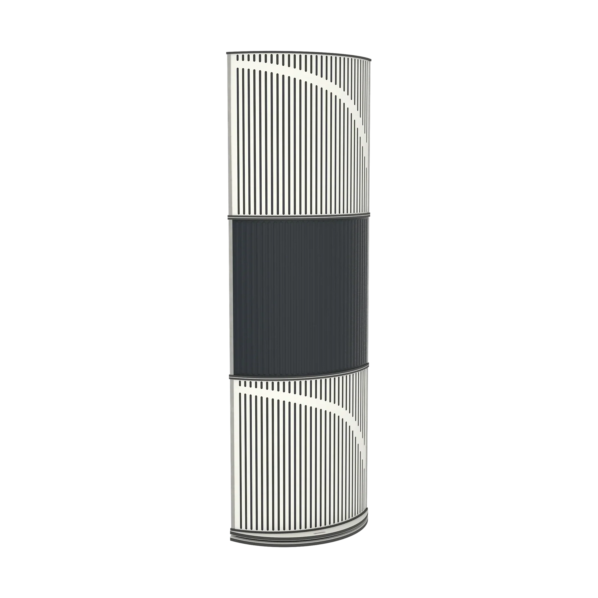 Vicoustic VicTotem Ultra VMT Free Standing Hybrid Acoustic Panel in Black and White Matte