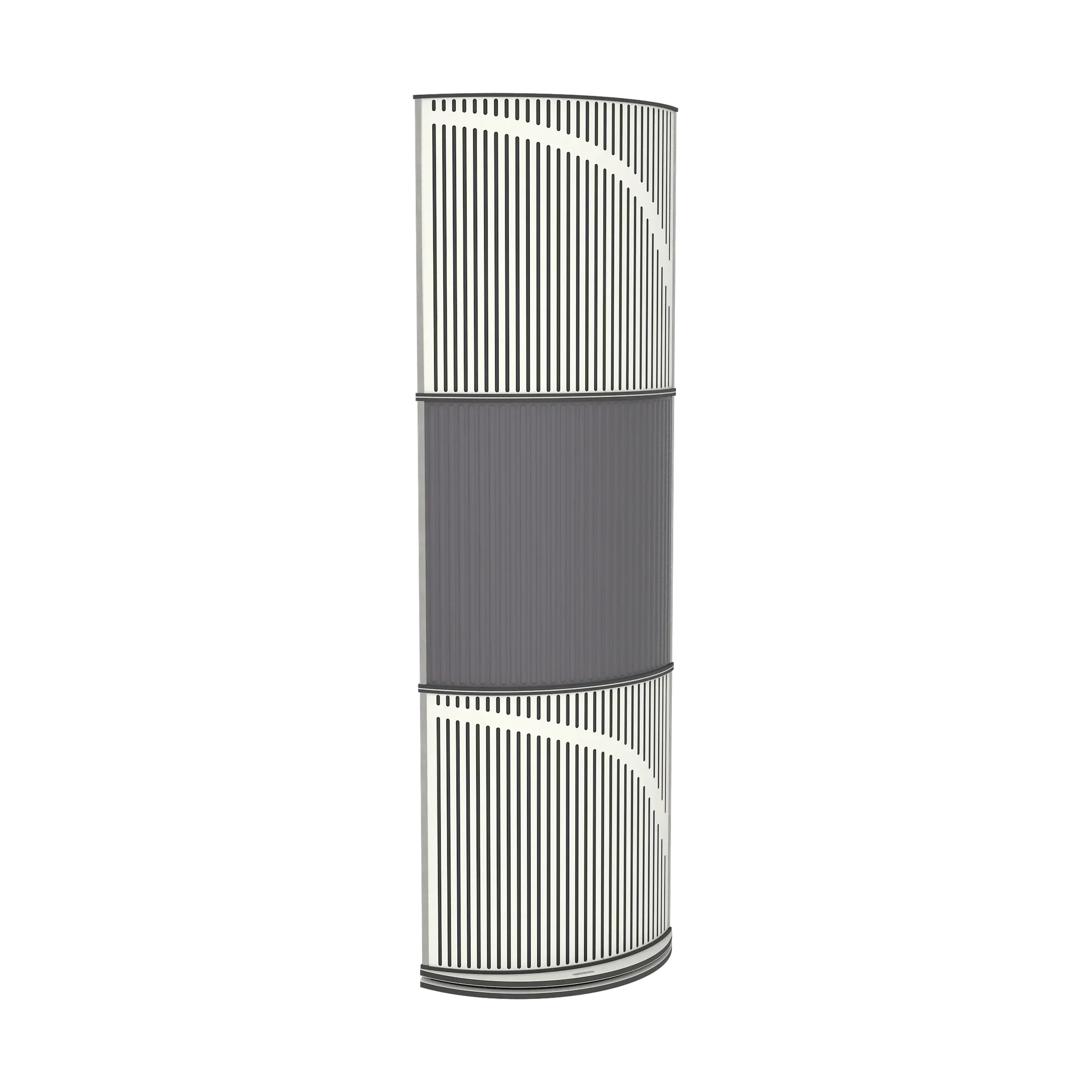Vicoustic VicTotem Ultra VMT Free Standing Hybrid Acoustic Panel in Grey and White Matte