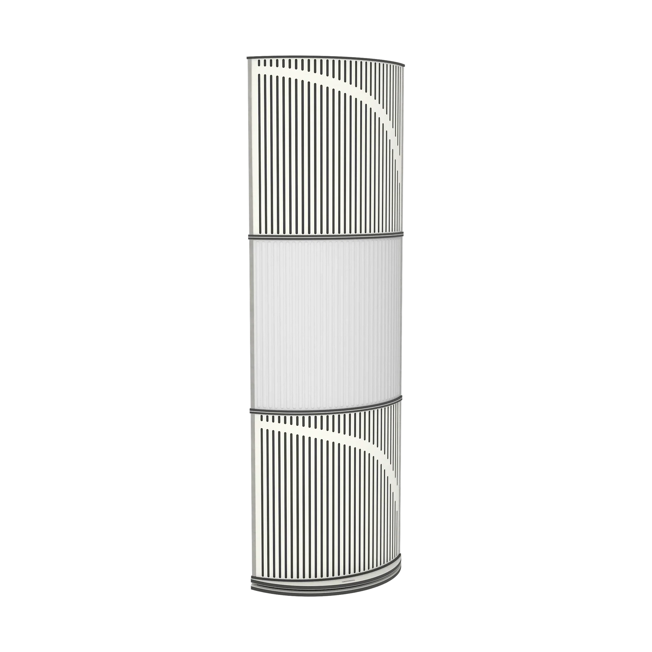 Vicoustic VicTotem Ultra VMT Free Standing Hybrid Acoustic Panel in Natural White and White Matte