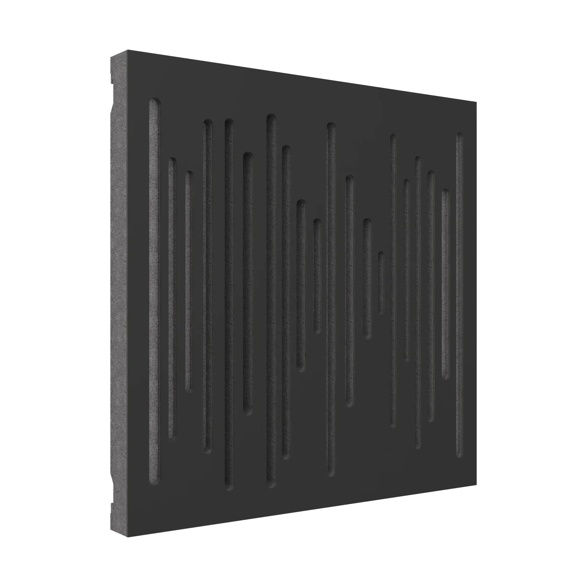 Vicoustic Wavewood Diffuser Ultra MKII Sound Diffusion Acoustic Panels in Black Matte and Grey
