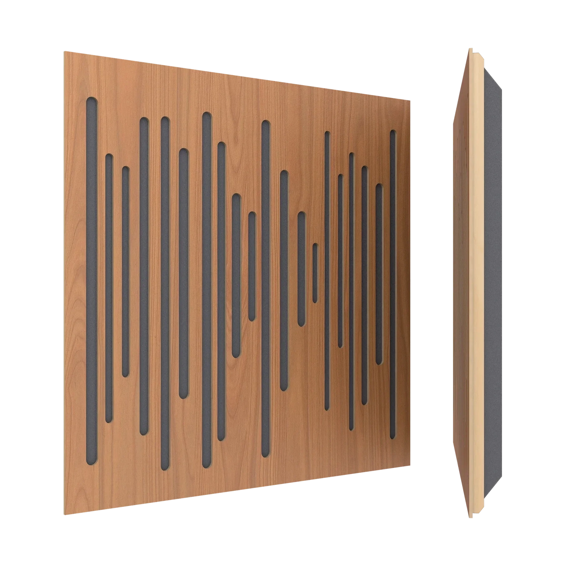 Vicoustic Wavewood Ultra Lite Sound Absorbing Acoustic Panel in Locarno Cherry