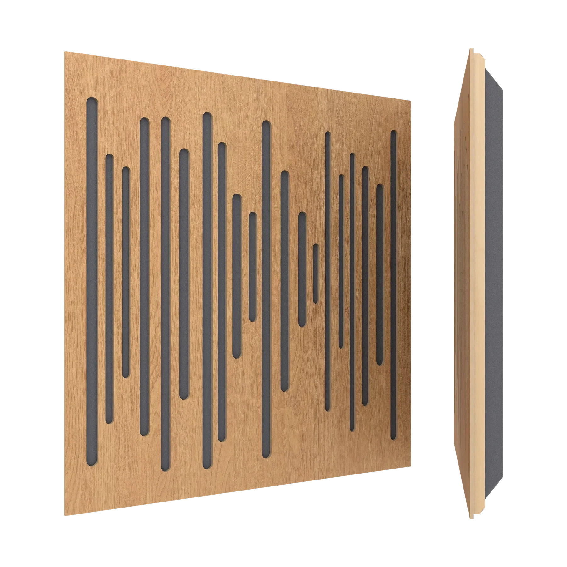 Vicoustic Wavewood Ultra Lite Sound Absorbing Acoustic Panel in Natural Oak