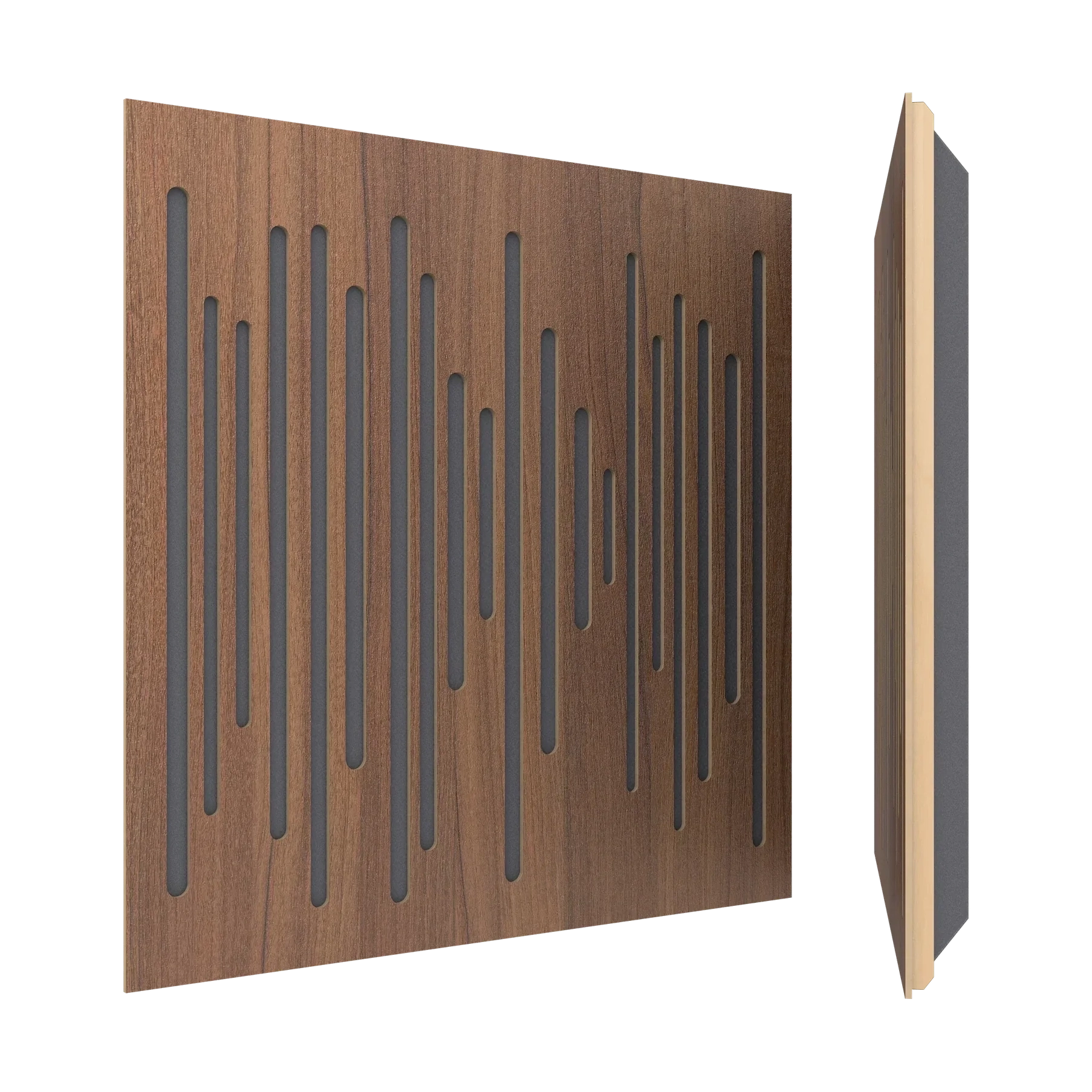 Vicoustic Wavewood Ultra Lite Sound Absorbing Acoustic Panel in Natural Walnut