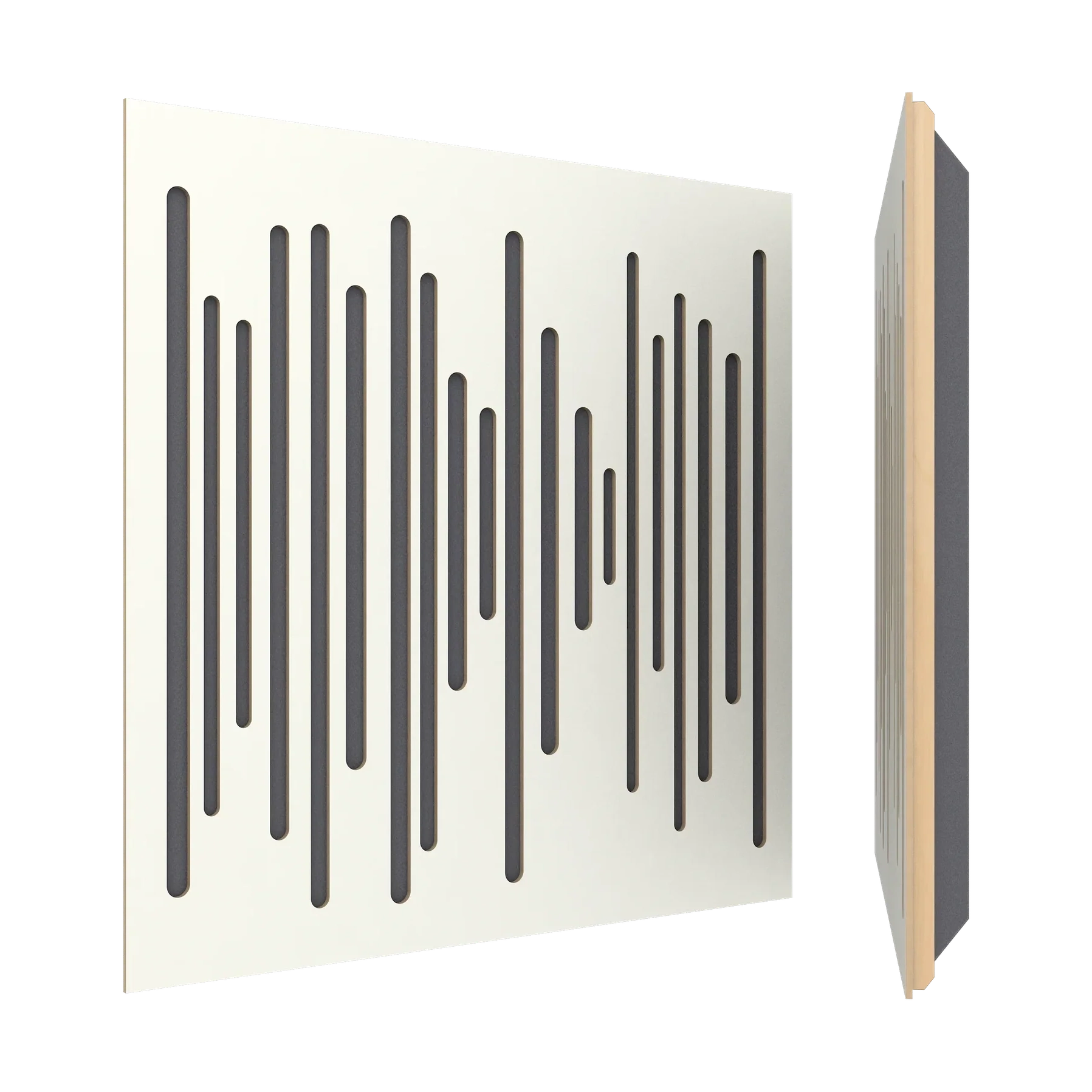 Vicoustic Wavewood Ultra Lite Sound Absorbing Acoustic Panel in White Matte