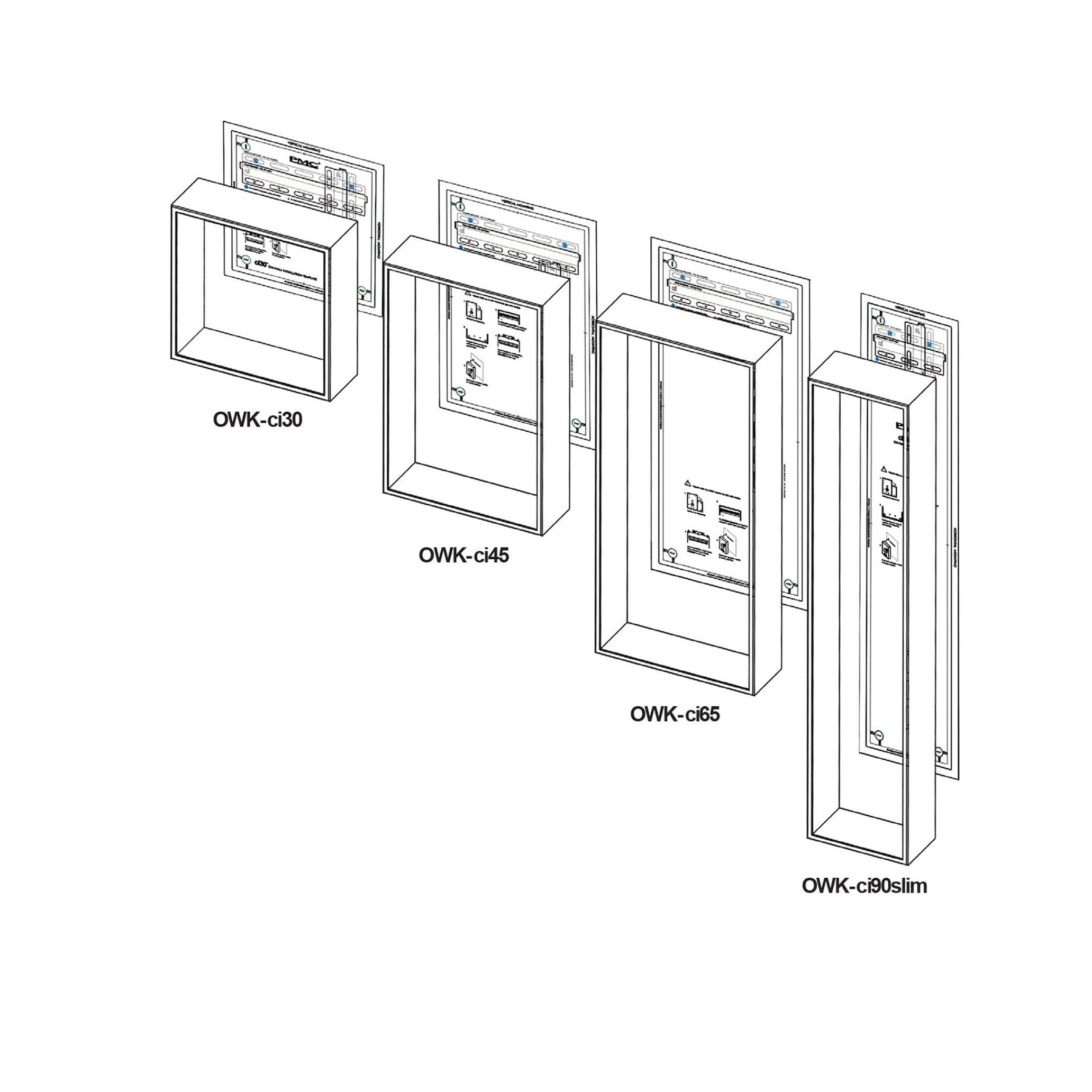 PMC On Wall Kit for ci series In-Wall Speakers