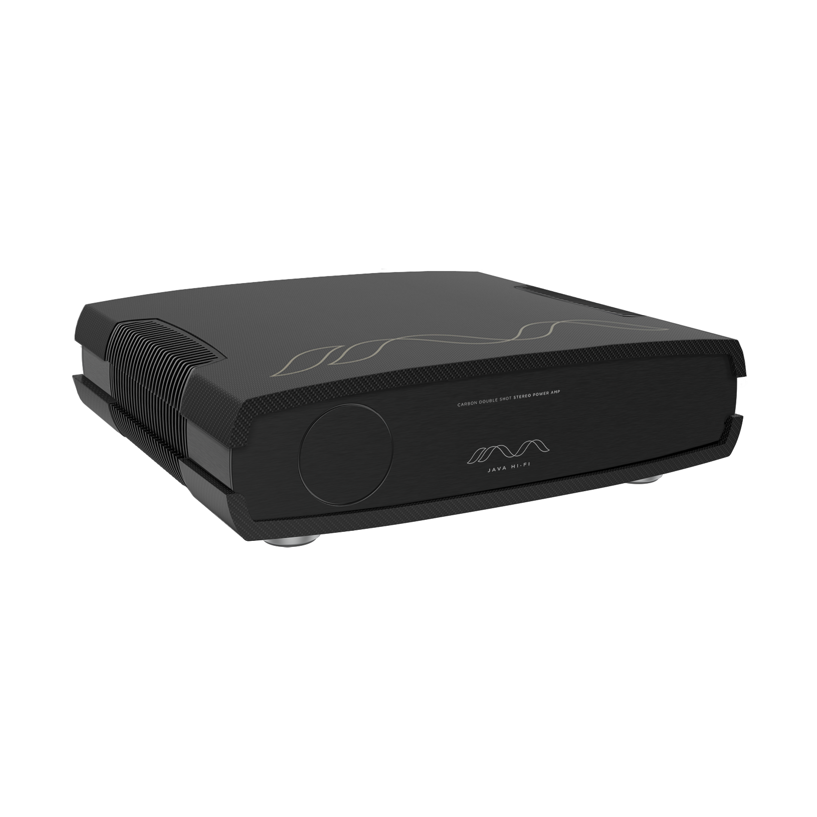 Java HiFi Double Shot GaN FET Stereo Power Amplifier - Carbon